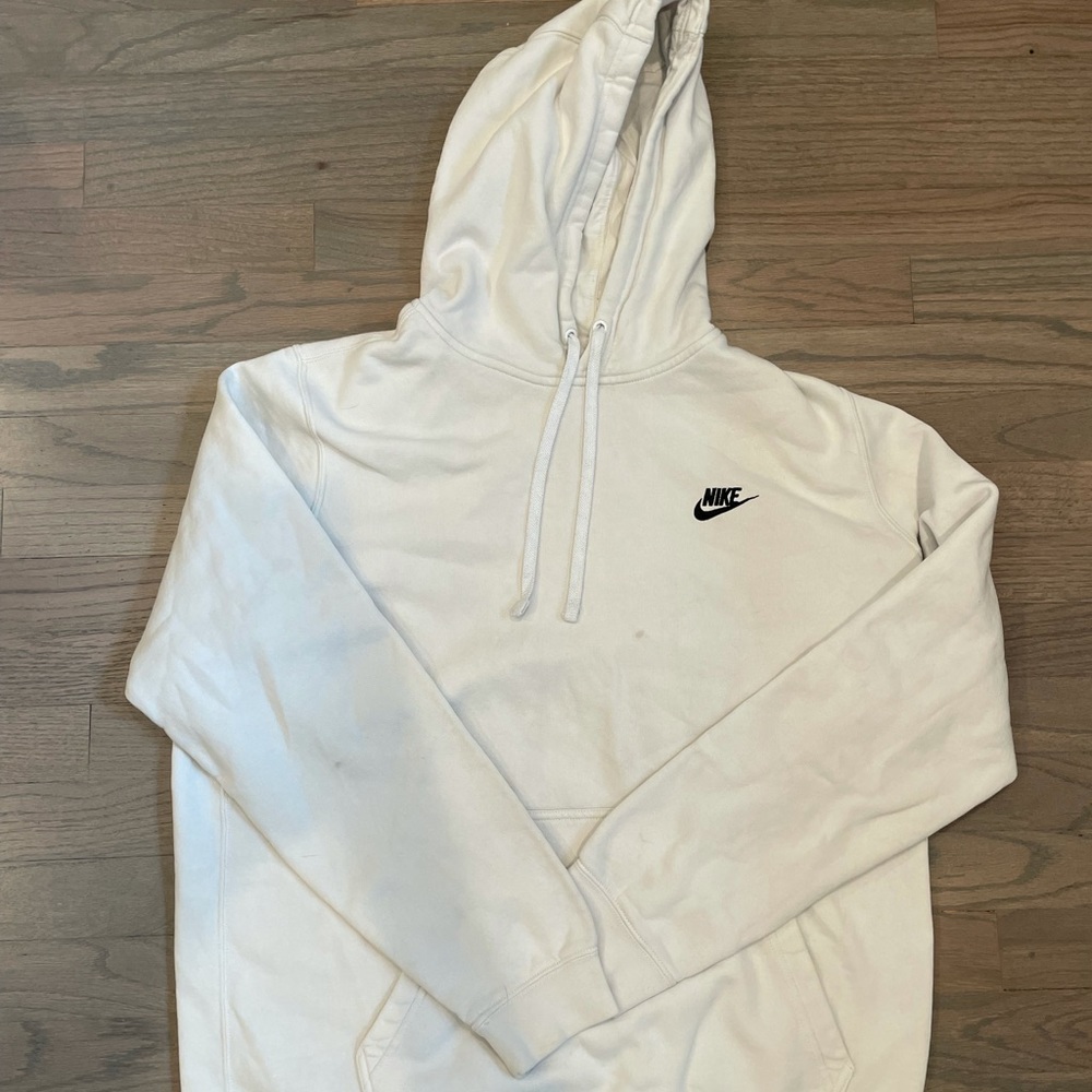 White Nike hoodie